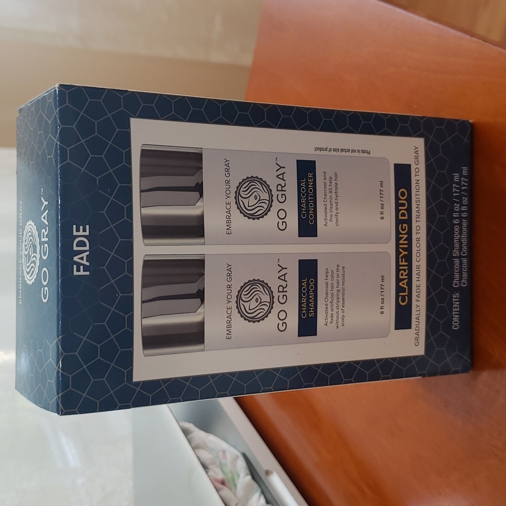Go Gray Charcoal shampoo clarifying duo